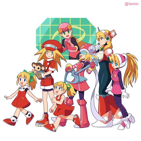 megaman and roll.